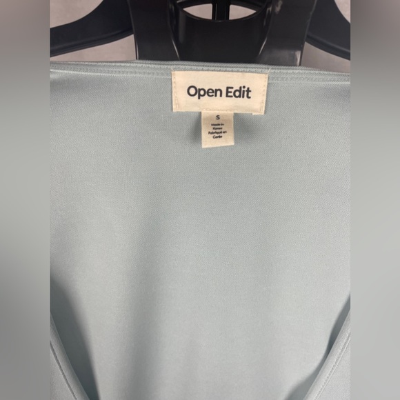 Open Edit twist and drape front midi dress size Small NWT - Picture 2 of 4